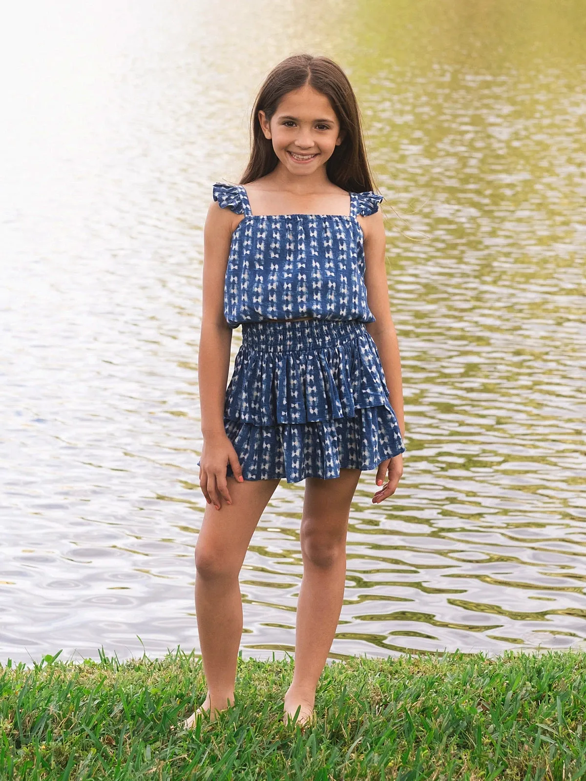 Girls Bryn Top and Skirt Set