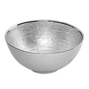 Glamour Silver Leaf 6 inches Round Bowl
