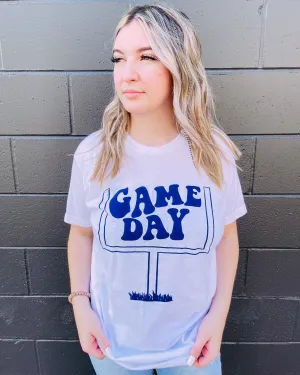 Goal Post White Game Day Tee Shirt
