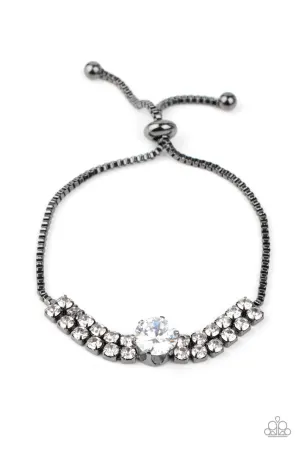 Gorgeously Glitzy Black Paparazzi Bracelet