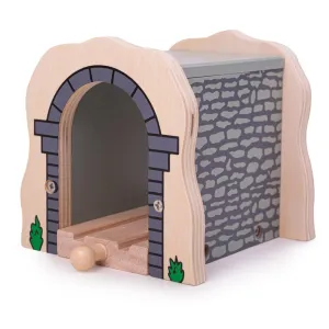 Grey Stone Tunnel - Wooden Train Toy