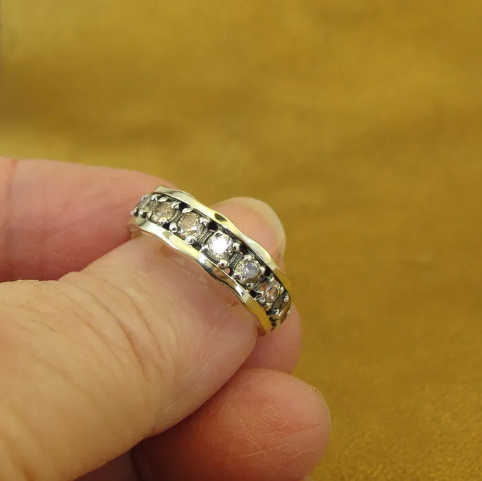 Hadar Designers 9k Yellow Gold Sterling Silver Champagne Opal Ring sz 7 ( ) LAST