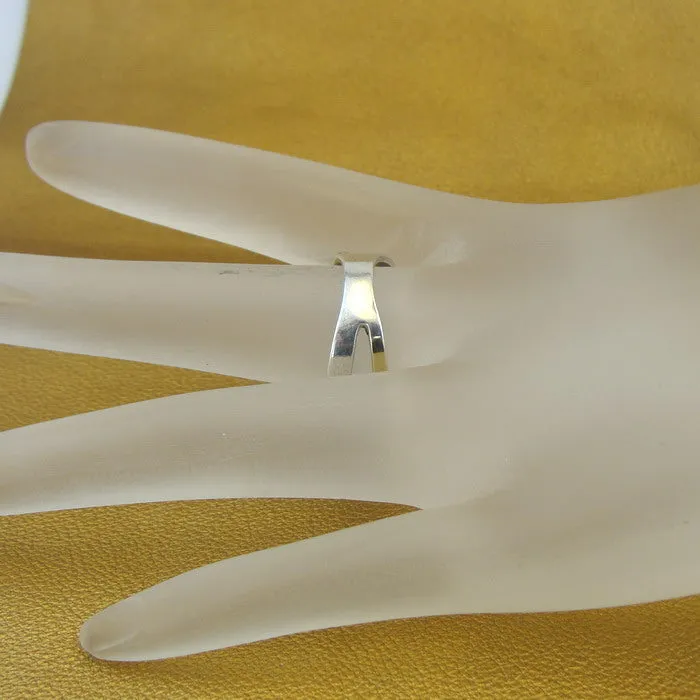Hadar Designers 9k Yellow Gold Sterling Silver Zircon Ring, Handmade(MS