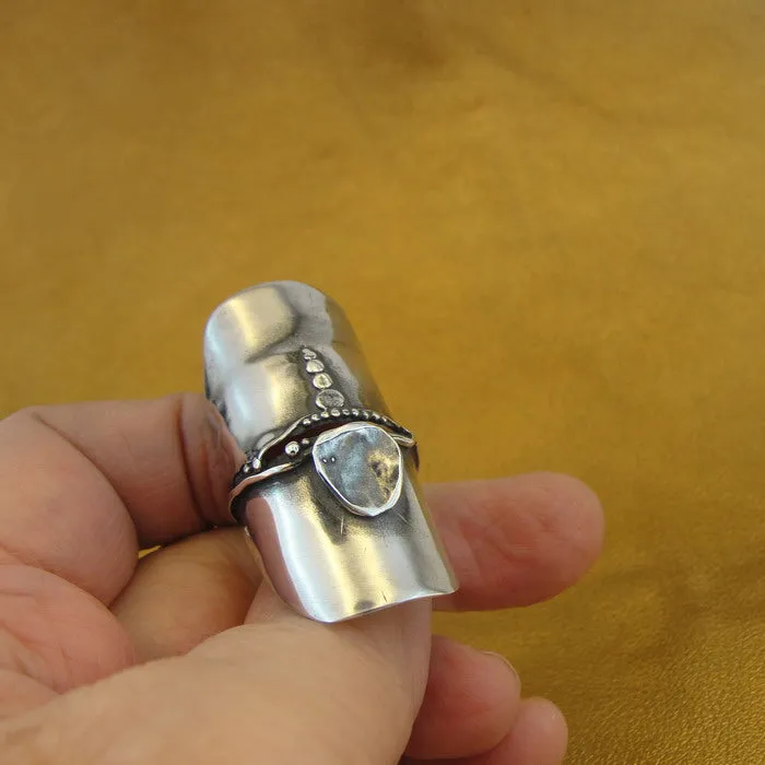 Hadar Designers Artistic 925 Sterling Silver Ring, Handmade (H106) Y
