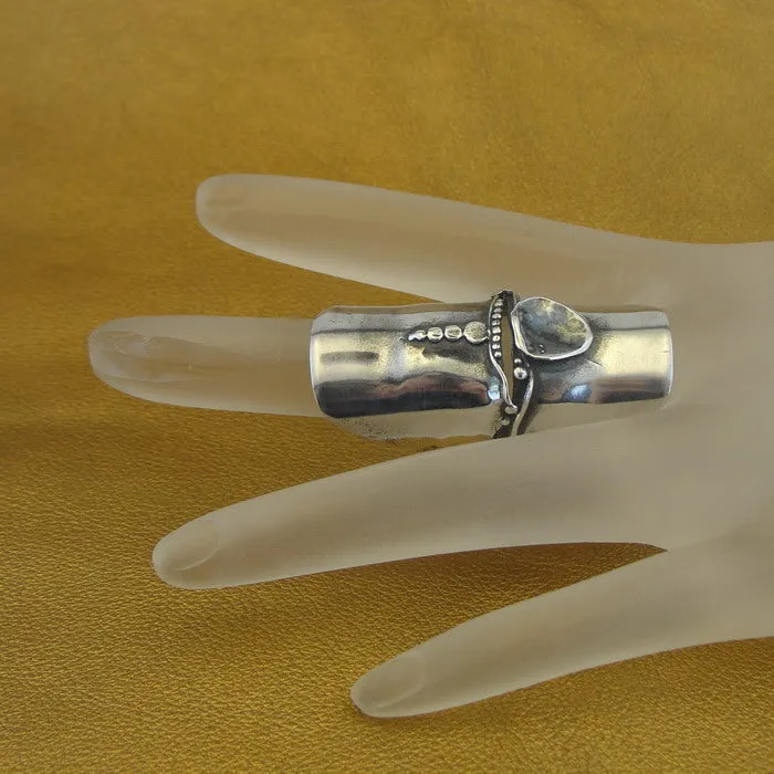 Hadar Designers Artistic 925 Sterling Silver Ring, Handmade (H106) Y