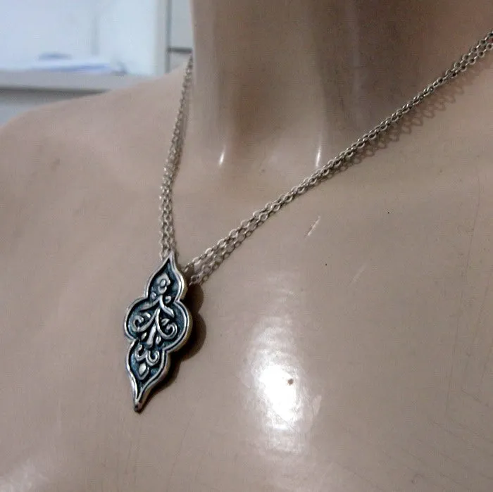 Hadar Designers Handmade Unique Sterling Silver Pendant (H) LAST ONE SALE