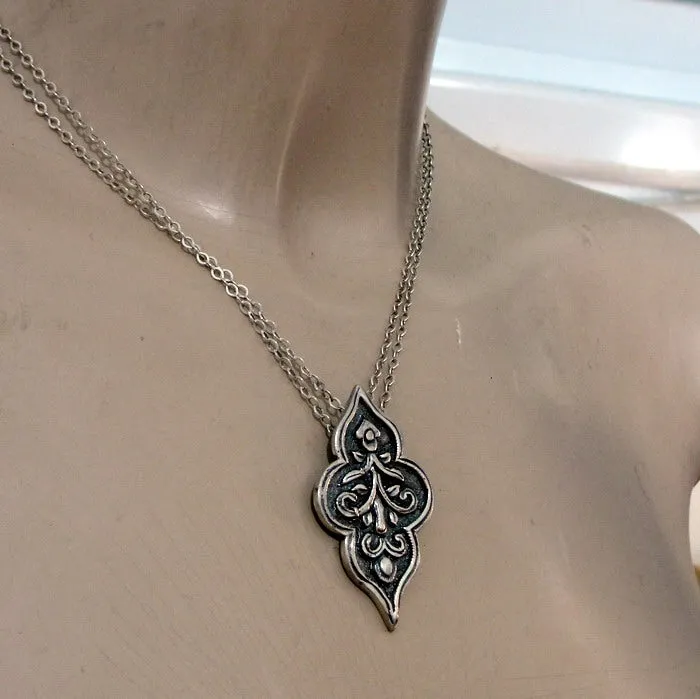 Hadar Designers Handmade Unique Sterling Silver Pendant (H) LAST ONE SALE