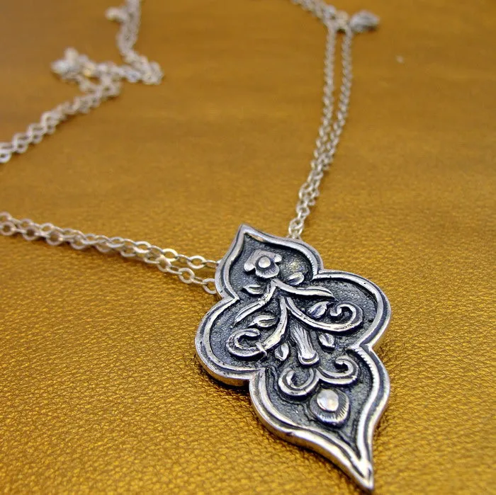 Hadar Designers Handmade Unique Sterling Silver Pendant (H) LAST ONE SALE