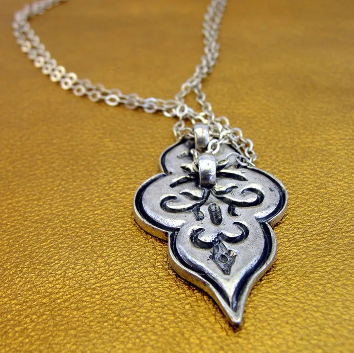 Hadar Designers Handmade Unique Sterling Silver Pendant (H) LAST ONE SALE