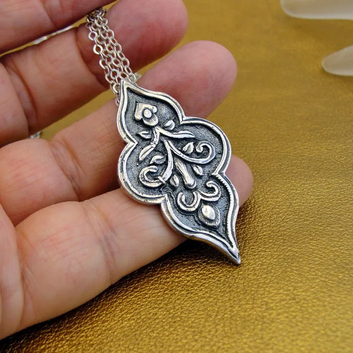 Hadar Designers Handmade Unique Sterling Silver Pendant (H) LAST ONE SALE