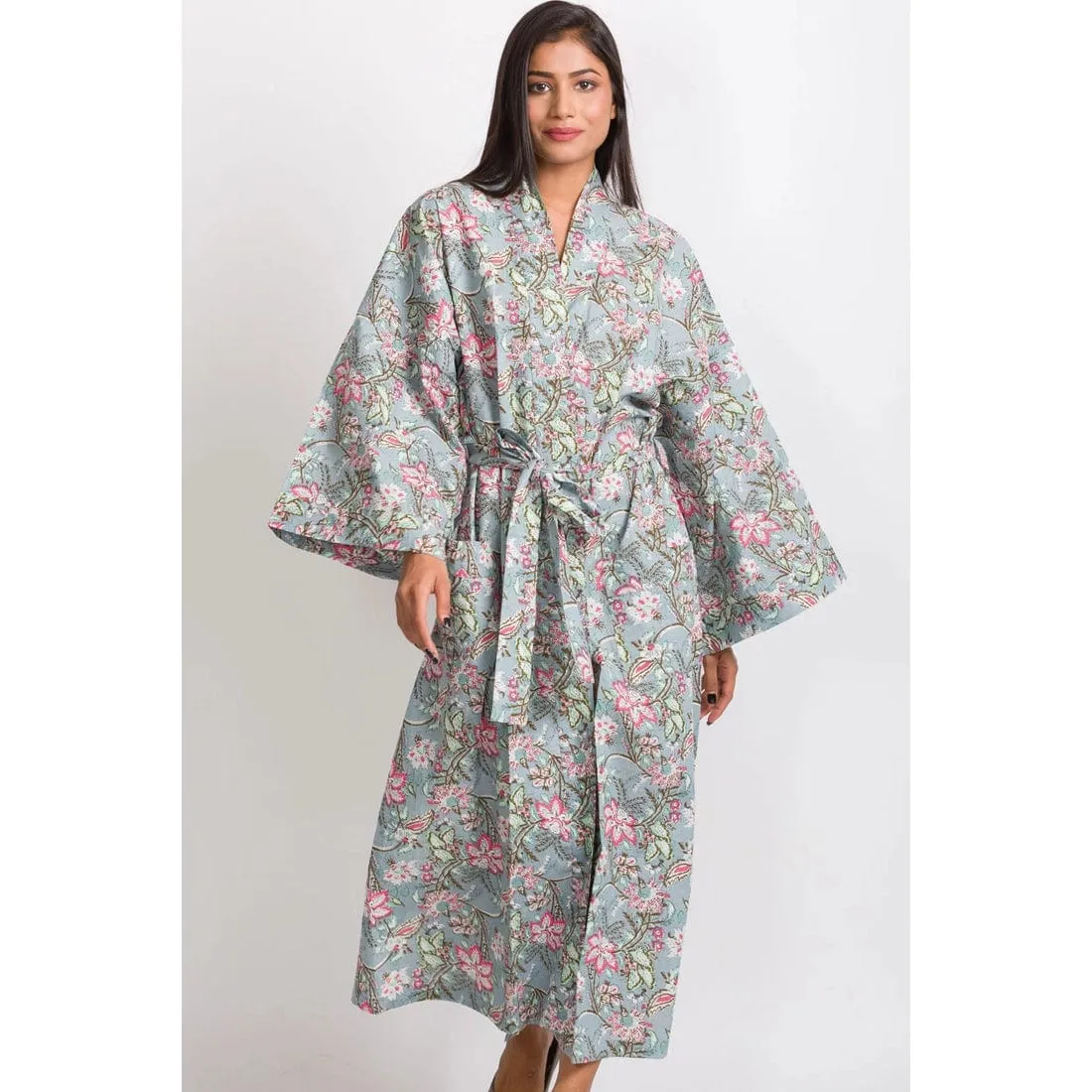 Handmade Long Kimono Robe - Multiple Styles