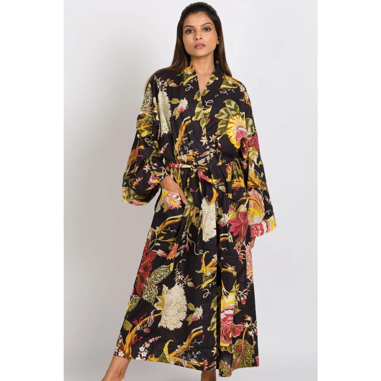 Handmade Long Kimono Robe - Multiple Styles