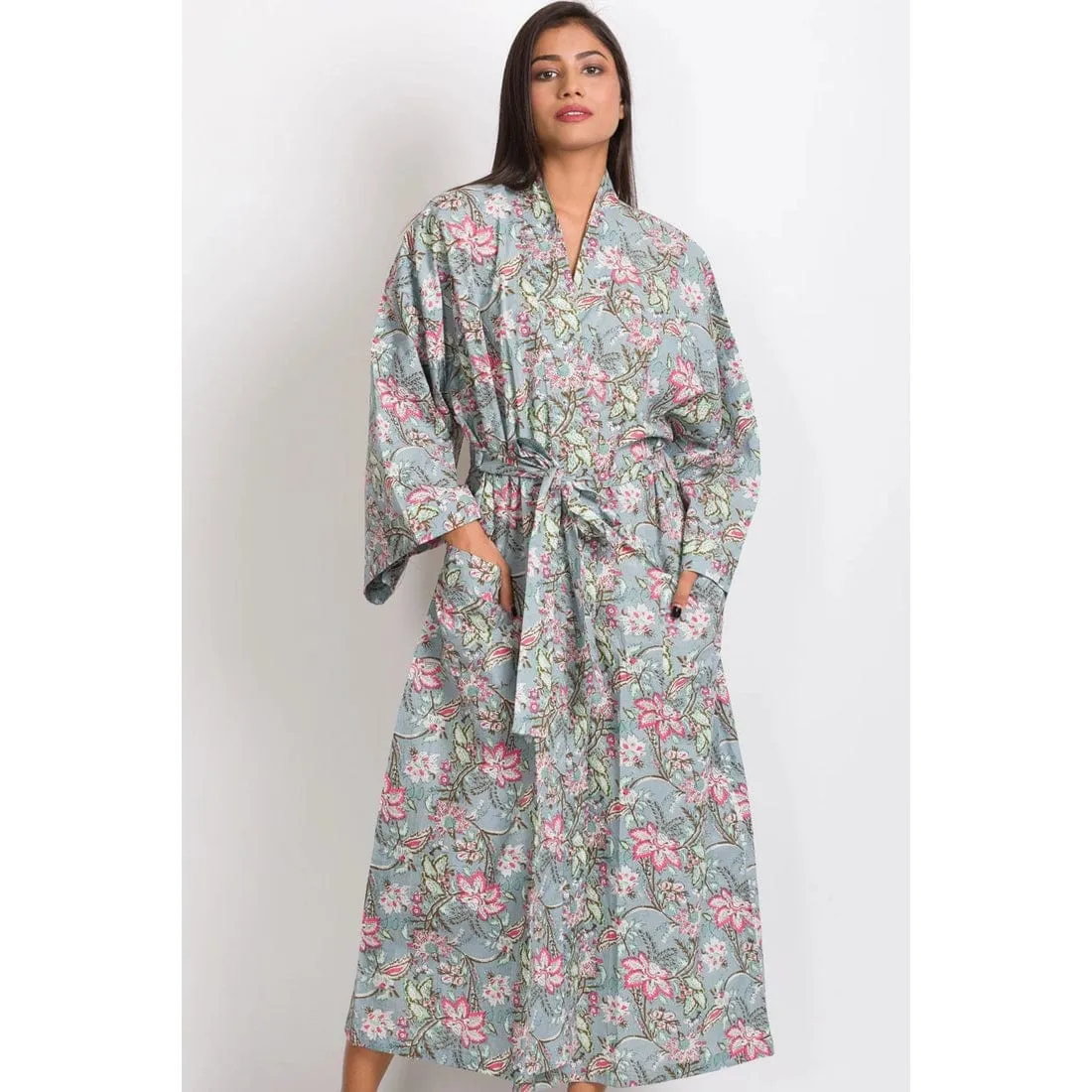 Handmade Long Kimono Robe - Multiple Styles