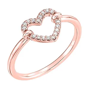 Heart Diamond Ring