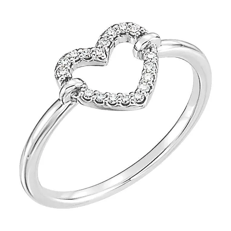 Heart Diamond Ring