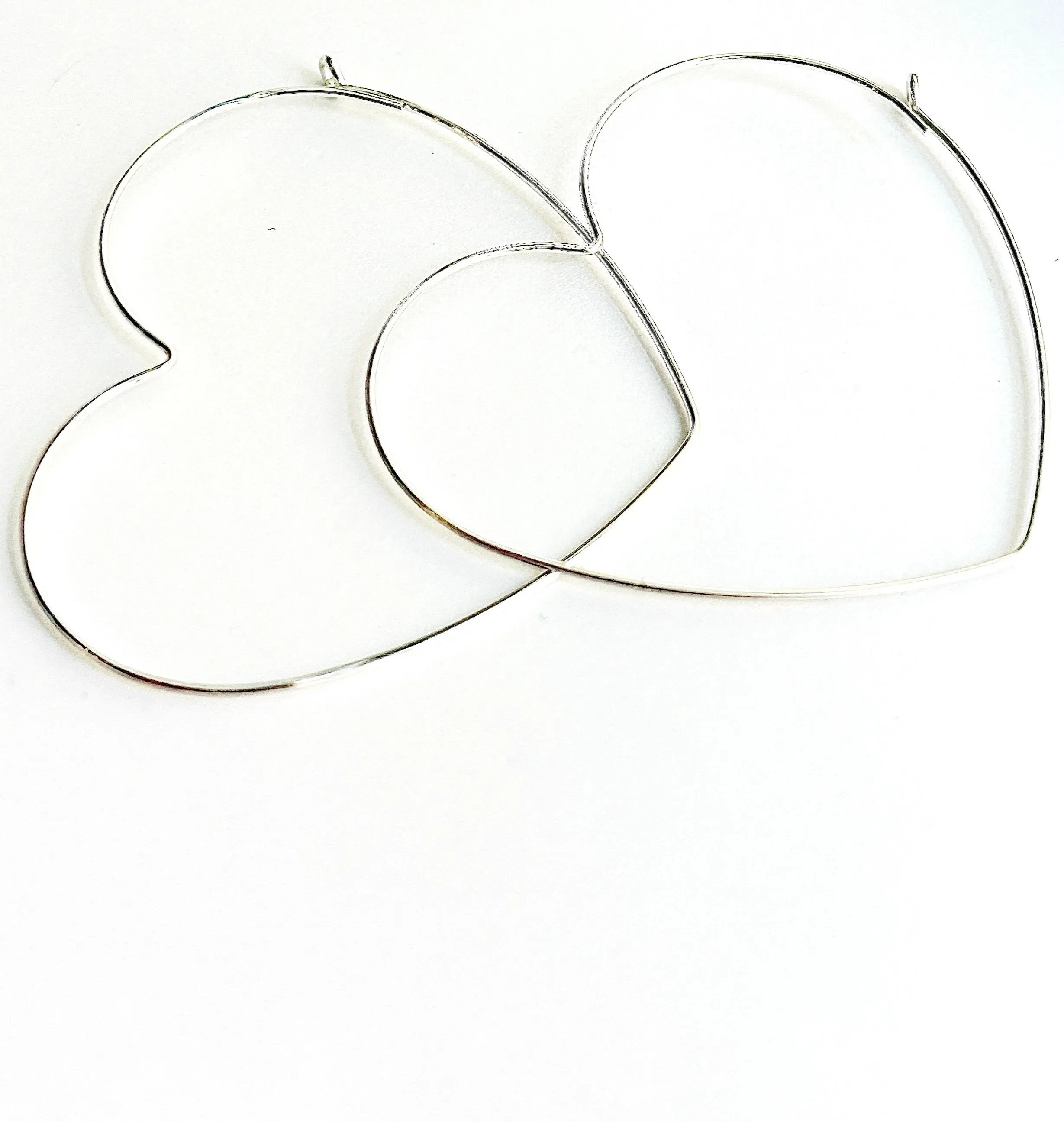 Heart Hoop Earrings