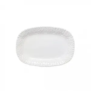 Historia Oval Platter Small Paperwhite