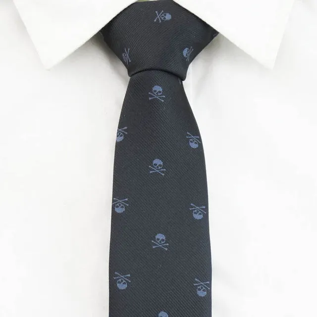 Hot Selling Fashionable Men's Skull Necktie