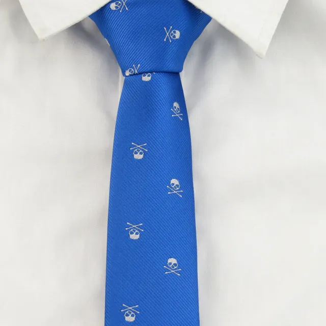 Hot Selling Fashionable Men's Skull Necktie