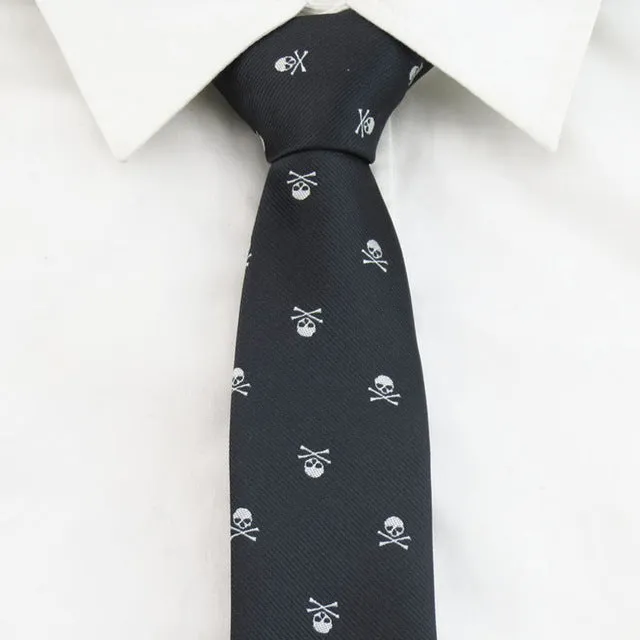 Hot Selling Fashionable Men's Skull Necktie