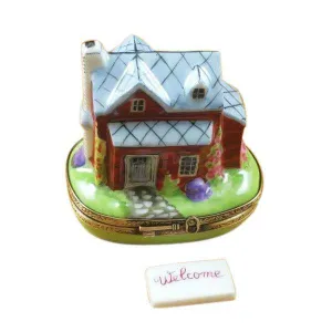 House Cottage w Welcome Plaque