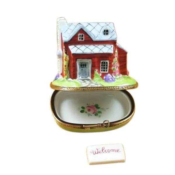 House Cottage w Welcome Plaque