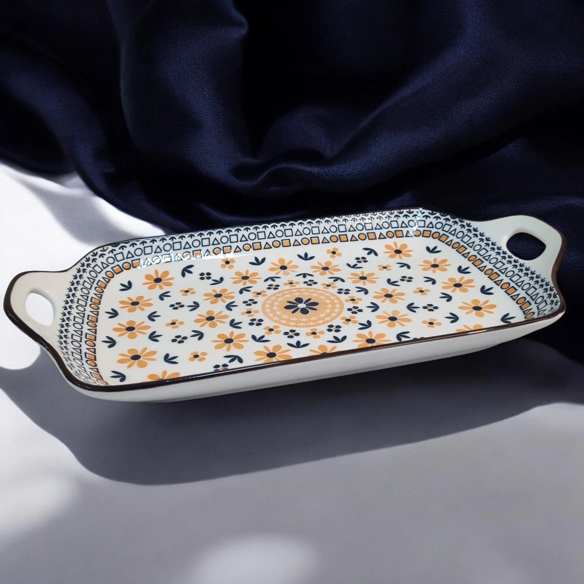 Intricate Floral Platter (12 inch)