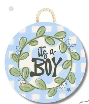 It's a Boy Door Hanger