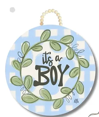 It's a Boy Door Hanger