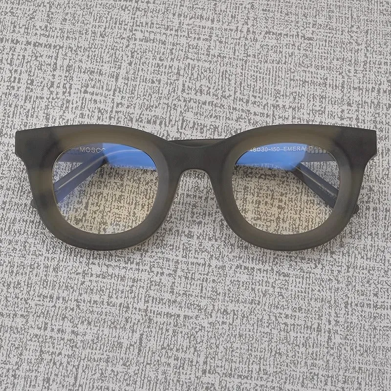 Jerrin Acetate Round Glasses Frames