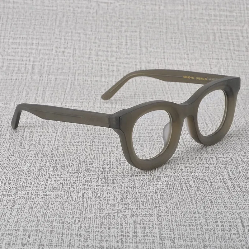 Jerrin Acetate Round Glasses Frames