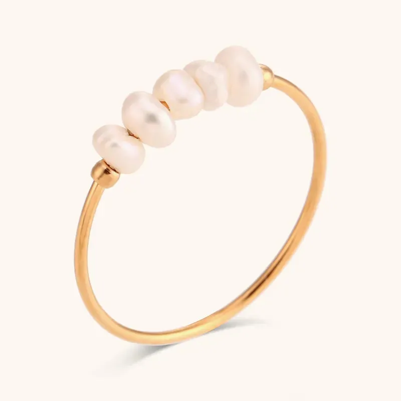 Kaia Delicate Pearl Ring