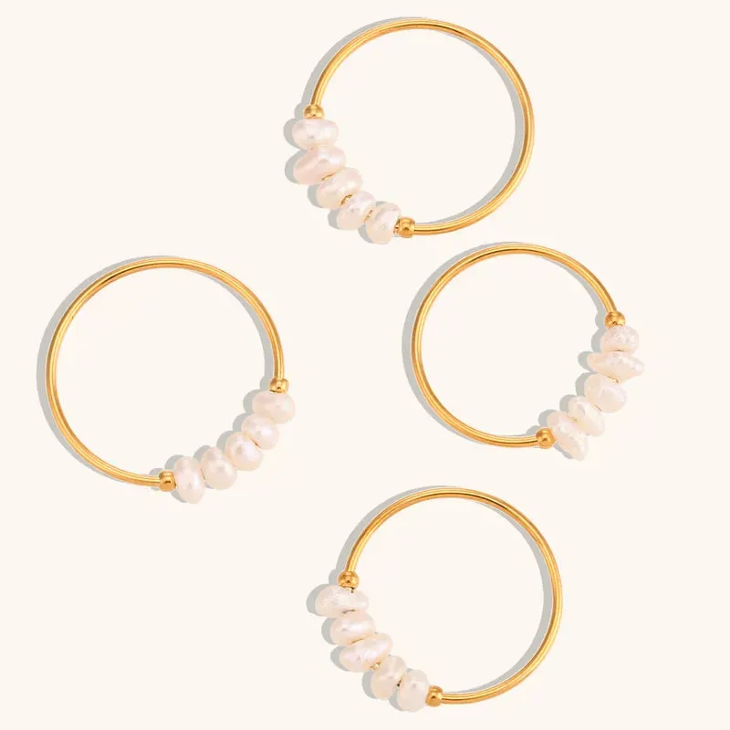 Kaia Delicate Pearl Ring