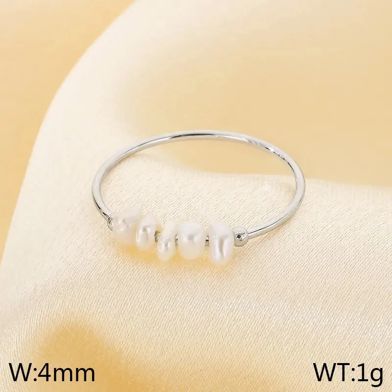 Kaia Delicate Pearl Ring
