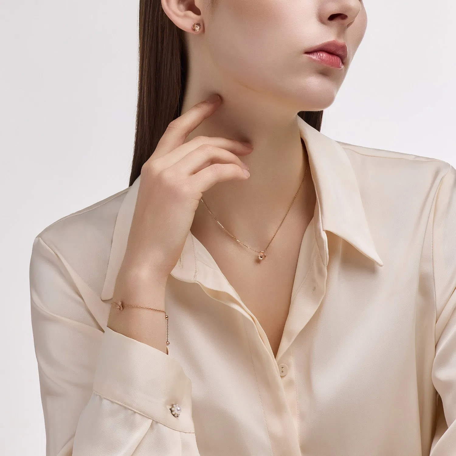 La D.D Gold One-sided Earring JDDER5S054S