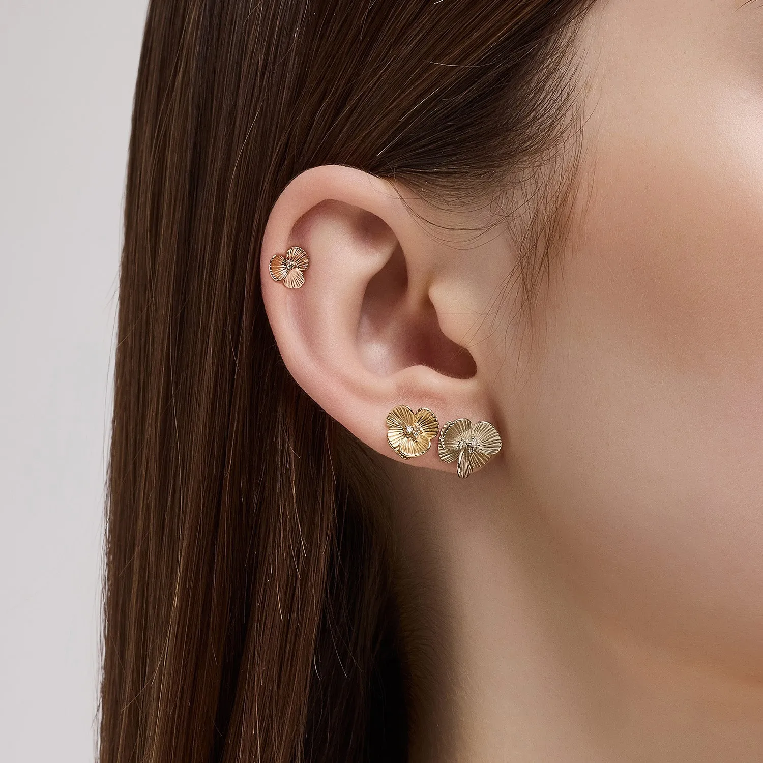 La D.D Gold One-sided Earring JDDER5S054S