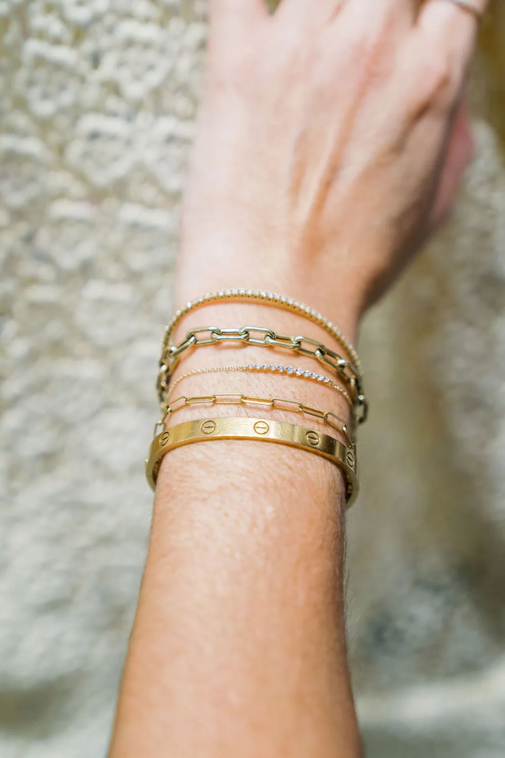 La Princesse Diamond Bar Bracelet