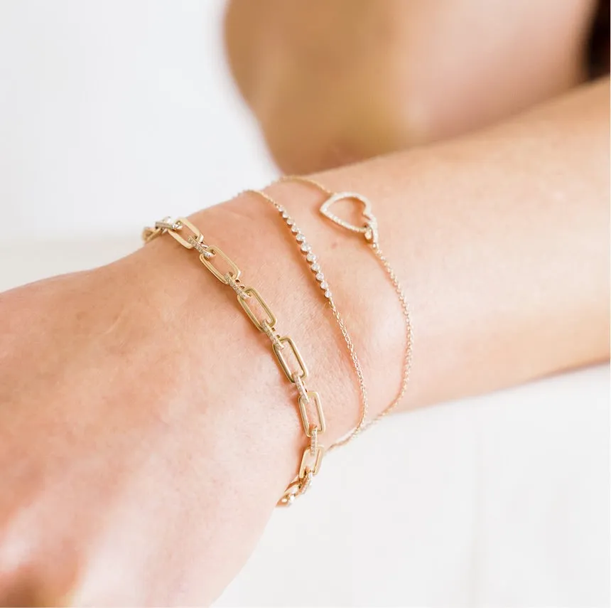 La Princesse Diamond Bar Bracelet