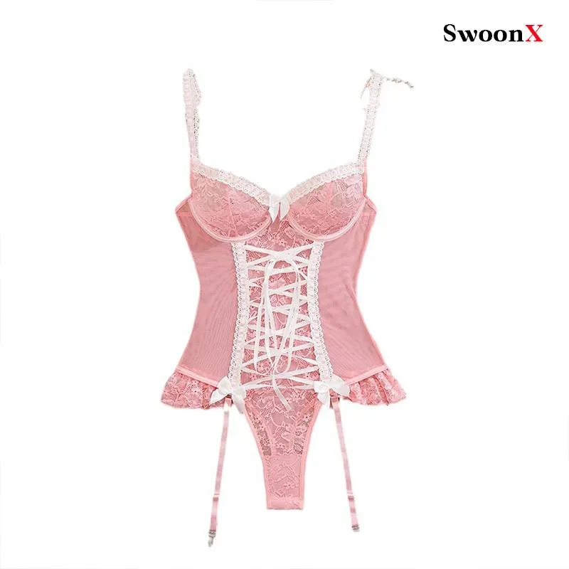 Lace See-Through Sexy Lingerie Bodysuit | Stylish Lace, Alluring Design, Comfortable Fit