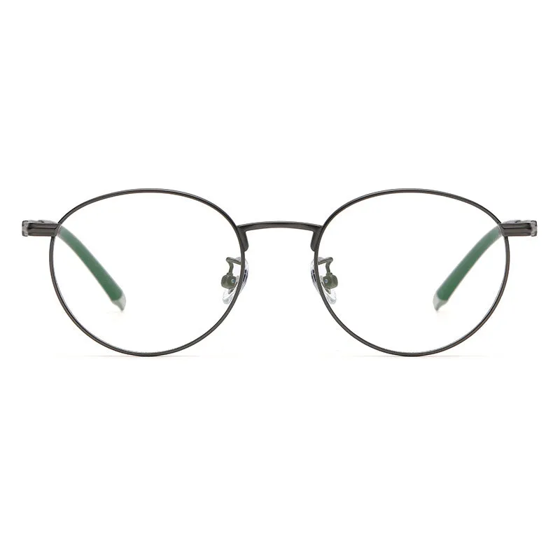 Lachlan Titanium Round Glasses Frame
