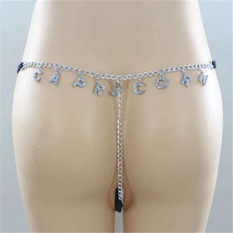 Ladies Lettered Belly Chain