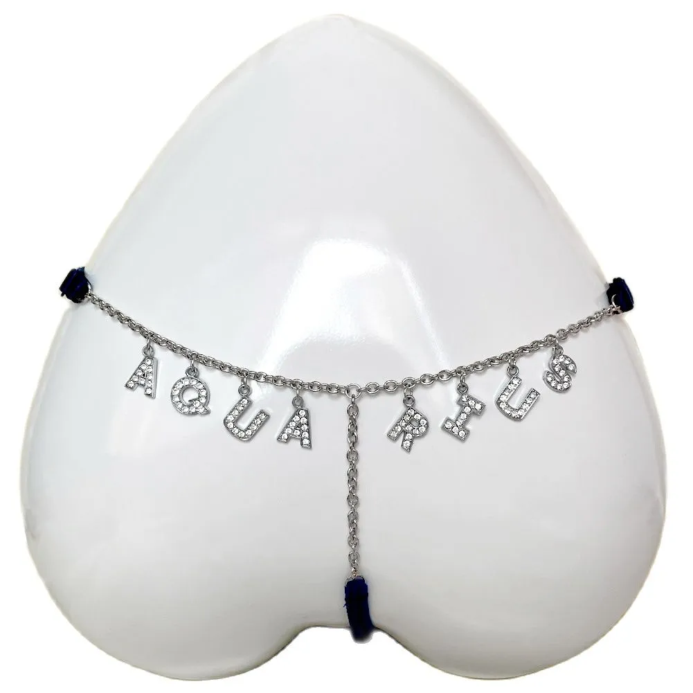 Ladies Lettered Belly Chain