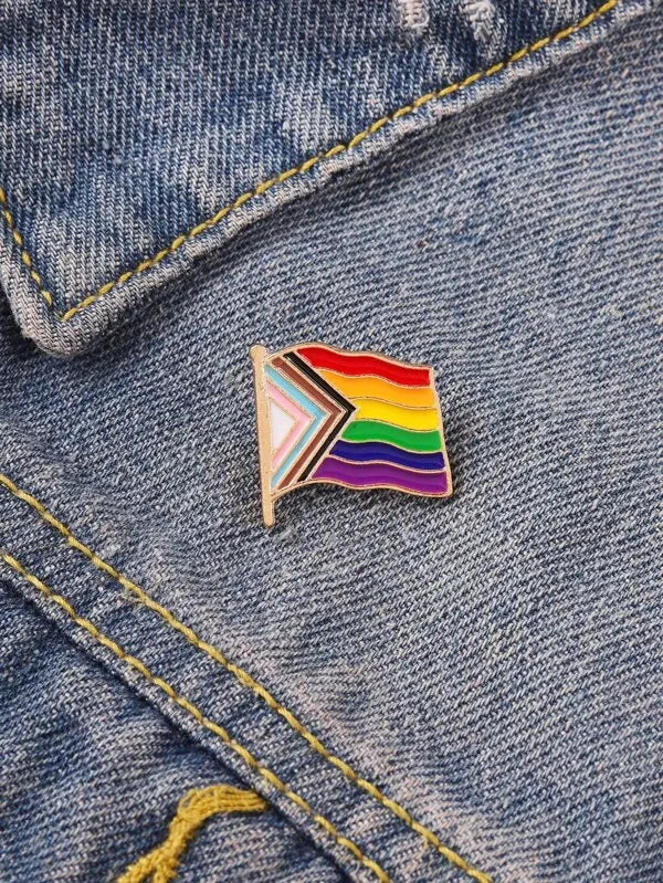 LGBT Progress Flag Pin