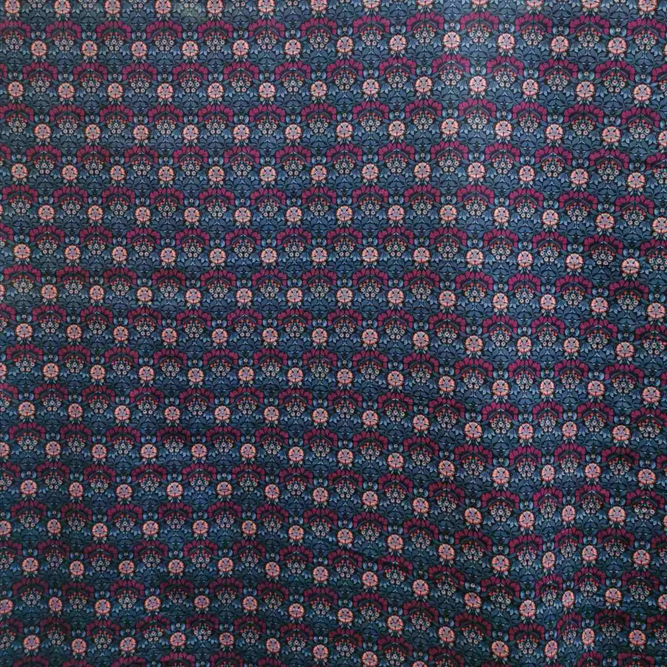 Liberty Cotton Tana Lawn, Persephone, Blue