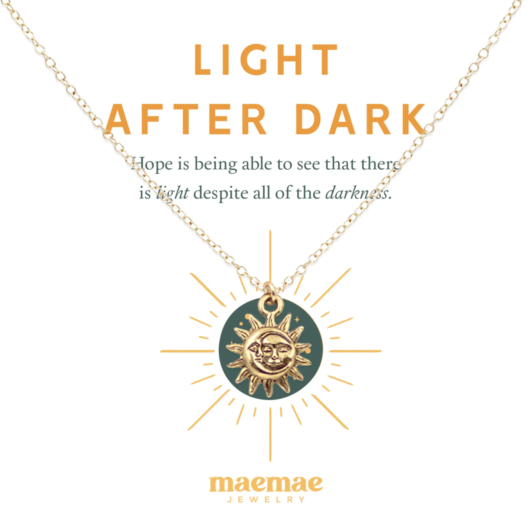 Light after Dark | Sun & Moon Charm Necklace