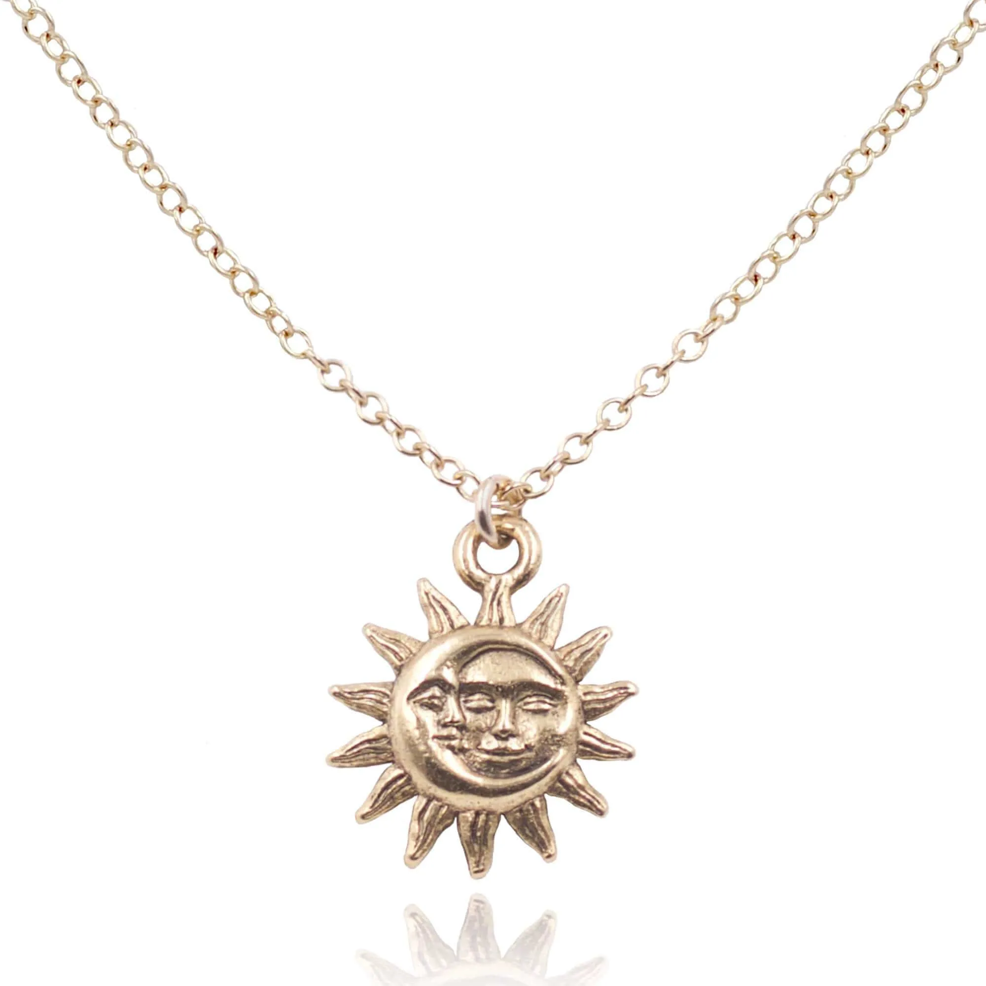 Light after Dark | Sun & Moon Charm Necklace