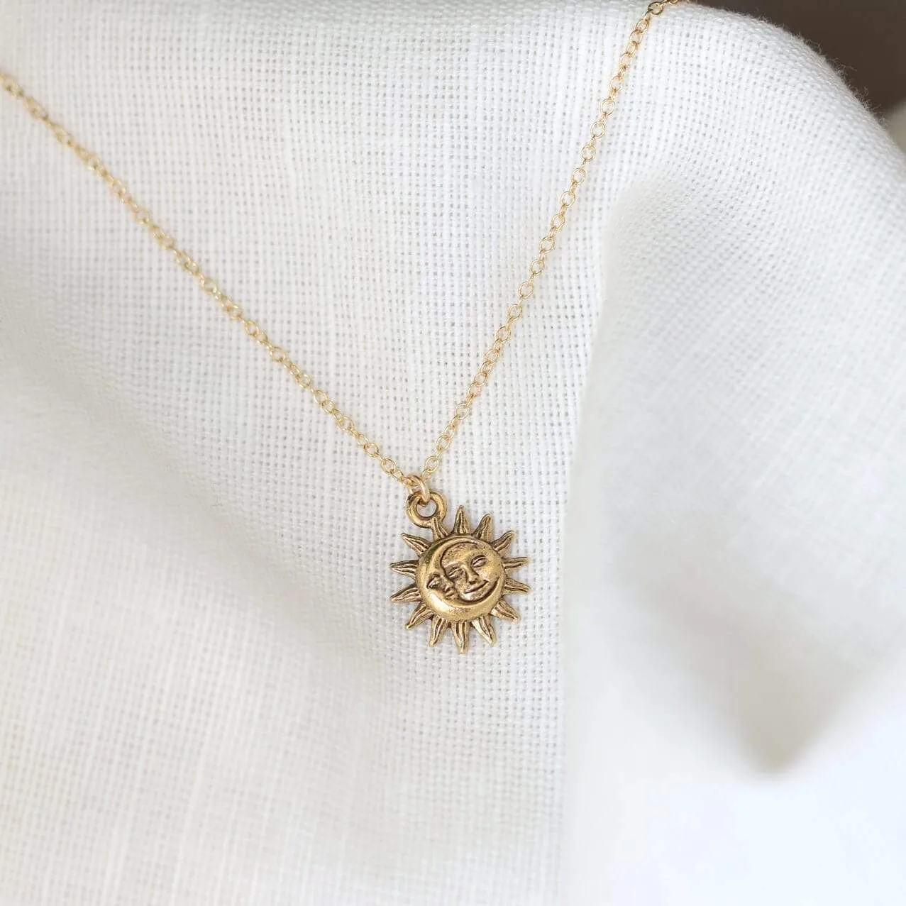 Light after Dark | Sun & Moon Charm Necklace