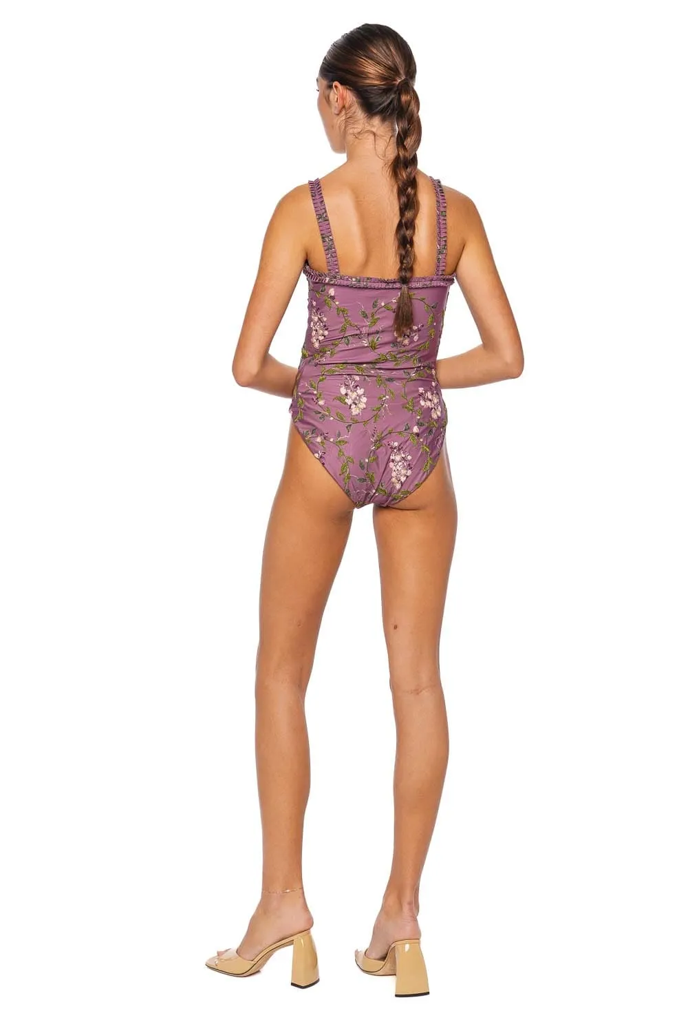 Limon Wisteria One Piece Swimsuit