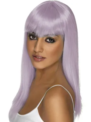 Long with Fringe Wig Lilac