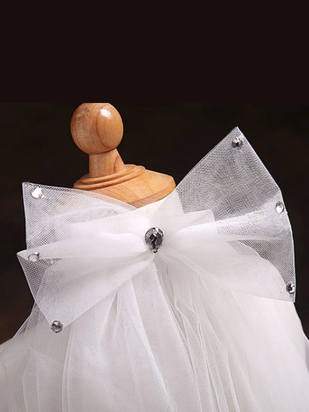 Looking Lovely Bow Veil Clip